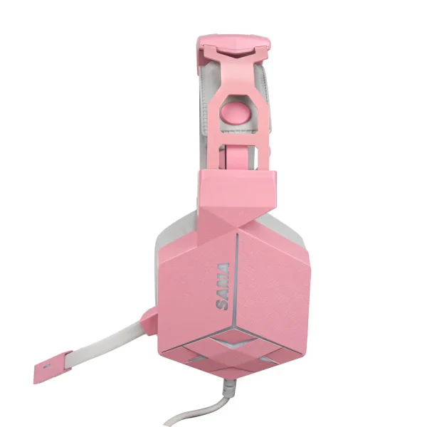 SAMA High Quality Headphone 3.5mm Stereo Telephone Headset Wired RGB Gaming Headphones - Image 3