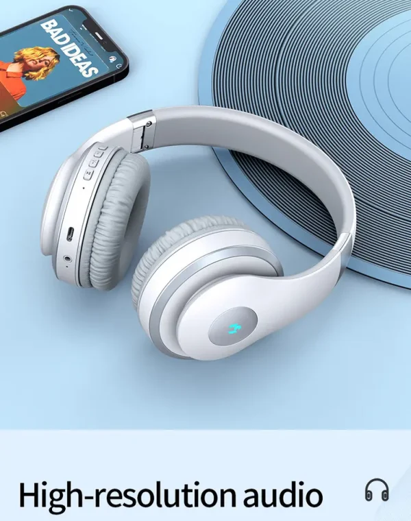 Experience Immersive Audio with the SAMA Super Bass Surround Gaming BT v5.1 Headset, Featuring a 1000mAh Battery and 40mm Built-in Loudspeakers - Image 4