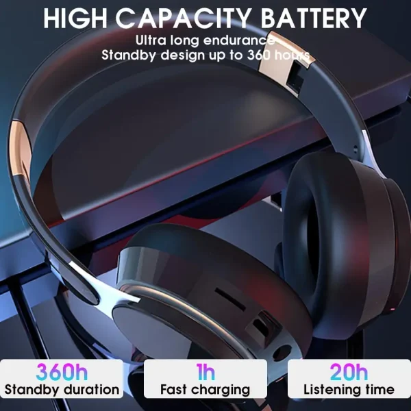 Upgrade Your Audio: SAMA New Super Bass Surround Gaming Bluetooth v5.1 Headset with Portable Wired, Wireless, and TF Card Options - Image 2