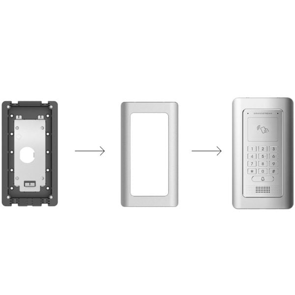 Grandstream GDS3710/GDS3705 In-Wall Mounting Kit: Your Video System Solution - Image 2