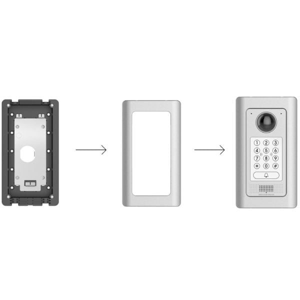 Grandstream GDS3710/GDS3705 In-Wall Mounting Kit: Your Video System Solution - Image 3