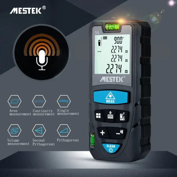 S6 Laser Distance Meter Tape: Experience Unparalleled Precision and get Professional Results in No Time - Image 8