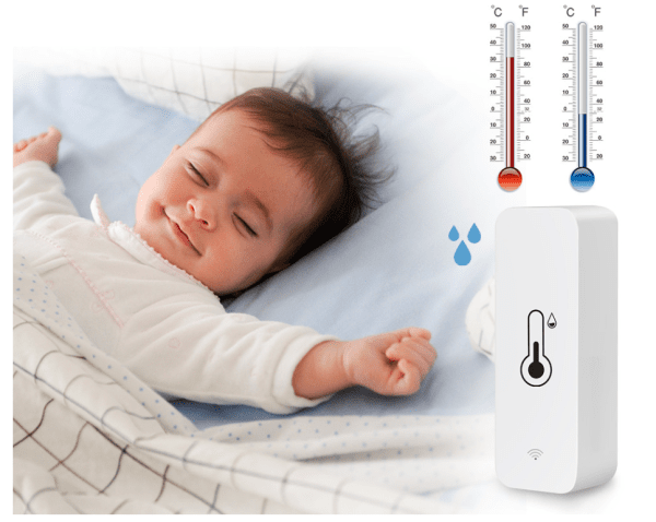 Automatically Control Your Home’s Temperature and Humidity with the Remote Monitor WiFi Tuya Smart Sensor and Get Real-Time Temperature and Humidity Readings - Image 2