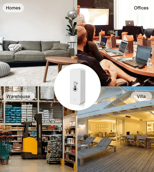 Automatically Control Your Home’s Temperature and Humidity with the Remote Monitor WiFi Tuya Smart Sensor and Get Real-Time Temperature and Humidity Readings - Image 3