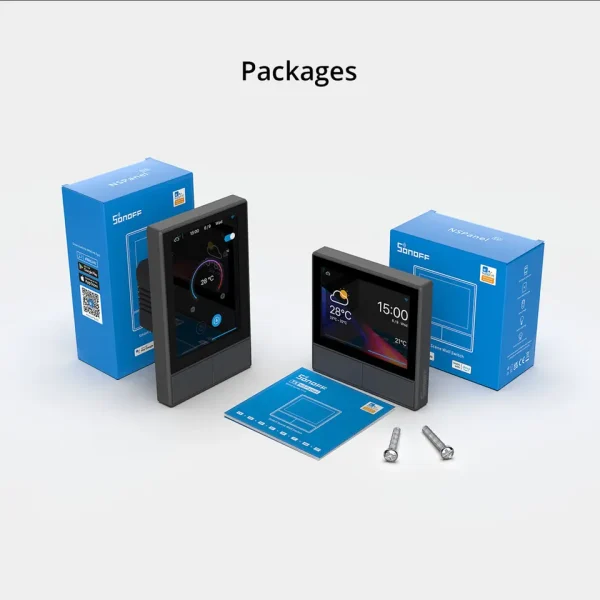 SONOFF NSPanel Smart Scene de Concert Wifi Wall Switch: Turn Any Room into a Concert Venue | Create a Smart Scene for Your Home - Image 2