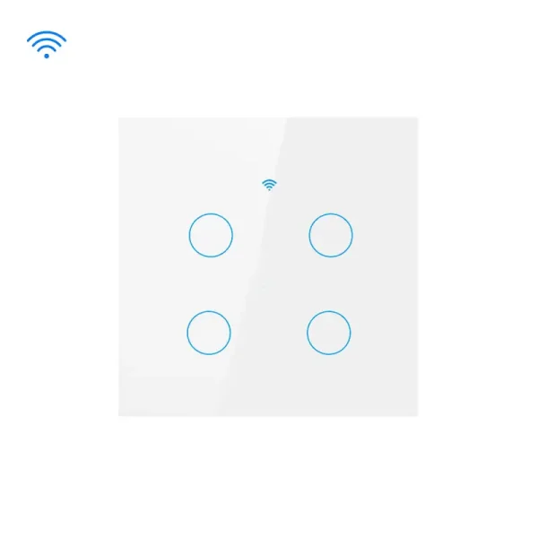 EU Standard Smart Touch Switch 1/ 2 /3/4 Gang 1 Way 240V: Make Life Easier |  Enjoy Convenience and Efficiency | IP20 rating for added protection against accidental contact with live parts. - Image 6