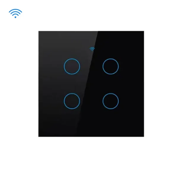 EU Standard Smart Touch Switch 1/ 2 /3/4 Gang 1 Way 240V: Make Life Easier |  Enjoy Convenience and Efficiency | IP20 rating for added protection against accidental contact with live parts. - Image 10