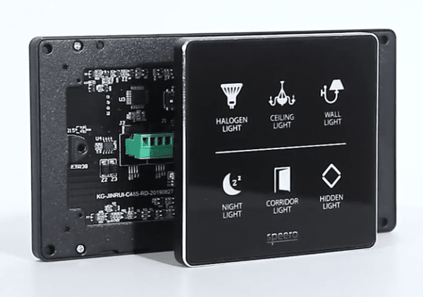 Smart touch  102*102mm black tempered glass wall switch with LED backlight: Enhance Your Home with a Stylish Smart Touch Wall Switch with LED Backlight | Create a Modern Look - Image 3