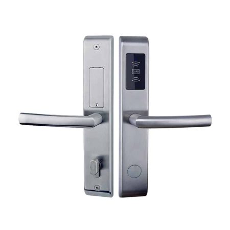 2023 HUNE American Standard Mortise Rfid Hotel Card Door Lock System With Free Management Software Hotel Lock