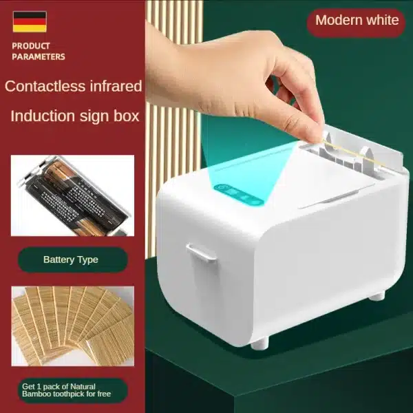 Upgrade Your Dental Hygiene: Automatic Toothpick Dispenser for Easy Accessibility. Simplify Your Toothpick Routine with This Innovative Device - Image 4