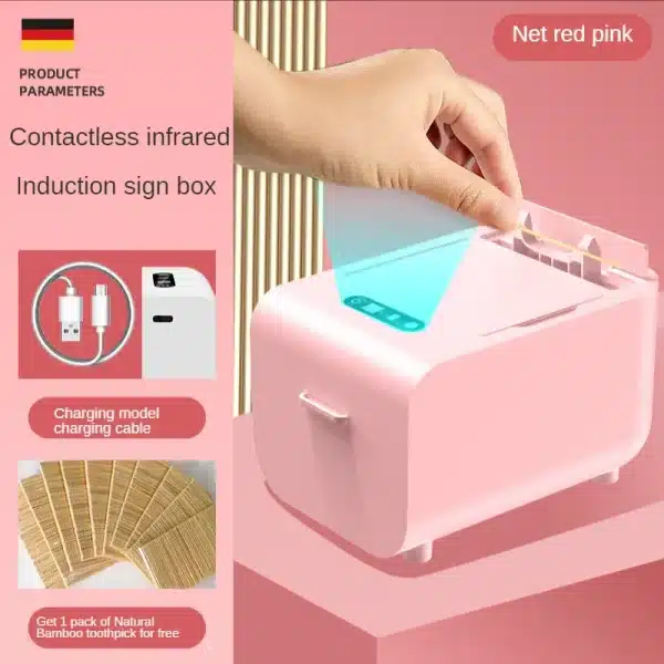 Upgrade Your Dental Hygiene: Automatic Toothpick Dispenser for Easy Accessibility. Simplify Your Toothpick Routine with This Innovative Device - Image 3