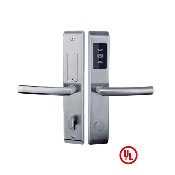 2023 HUNE American Standard Mortise Rfid Hotel Card Door Lock System With Free Management Software Hotel Lock - Image 3