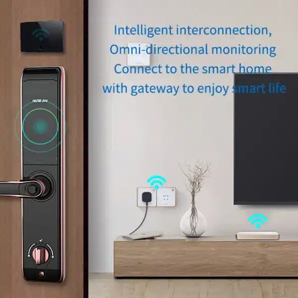 Digital Anti-Thief Fingerprint Smart Door Lock: Never Worry About Unauthorized Access | Fingerprint Recognition Technology For Secure Access - Image 5