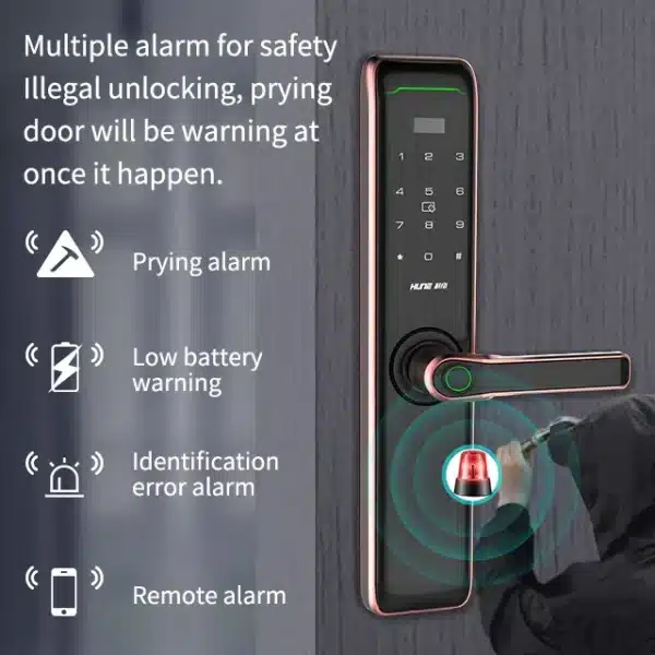 Digital Anti-Thief Fingerprint Smart Door Lock: Never Worry About Unauthorized Access | Fingerprint Recognition Technology For Secure Access - Image 4