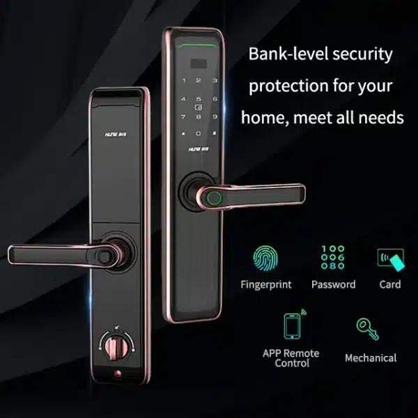 Digital Anti-Thief Fingerprint Smart Door Lock: Never Worry About Unauthorized Access | Fingerprint Recognition Technology For Secure Access