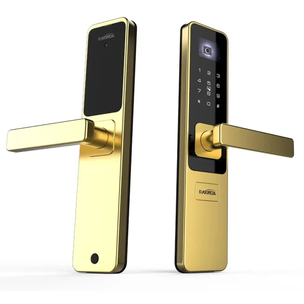 Hotel and School Door Lock System Wooden Keyless Digital Wifi Electronic QR Code Smart Door Lock - Image 5