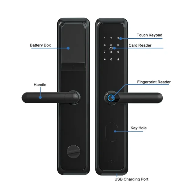 Intelligent Smart Tuya APP Remote Control Door Lock: Upgrade Your Home to a Better Security System | Make Home Access Easier - Image 4