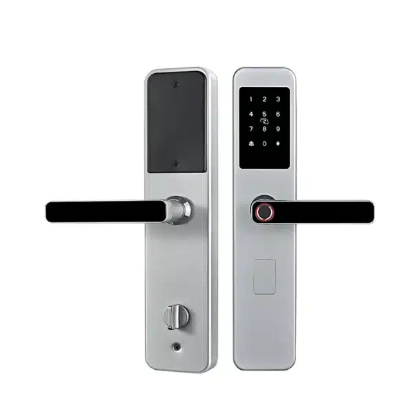 Waterproof Tuya WIFI APP Cerradura Digital Door Lock Aluminum Biometric Fingerprint Door Handle Keyless Smart Lock - Image 2