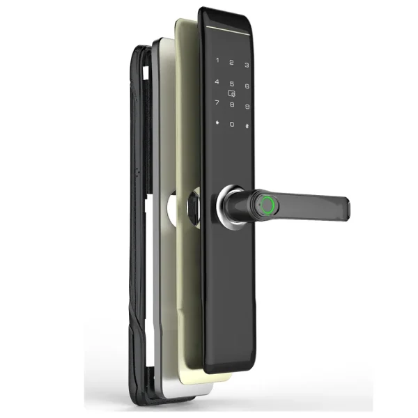 APP Remote Unlock Smart Slide Door Fingerprint Digital Code Lock Electric Sliding Glass Wooden Door Lock - Image 2