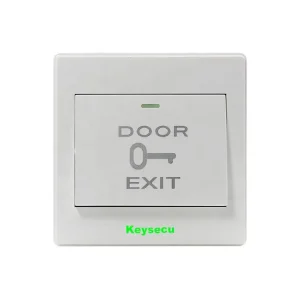 Request to Exit Button: Kesyecu Indoor Door Release with Push-to-Exit Plastic Surface Mount Switch for Access Control System