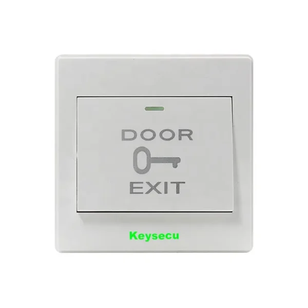 Request to Exit Button: Kesyecu Indoor Door Release with Push-to-Exit Plastic Surface Mount Switch for Access Control System