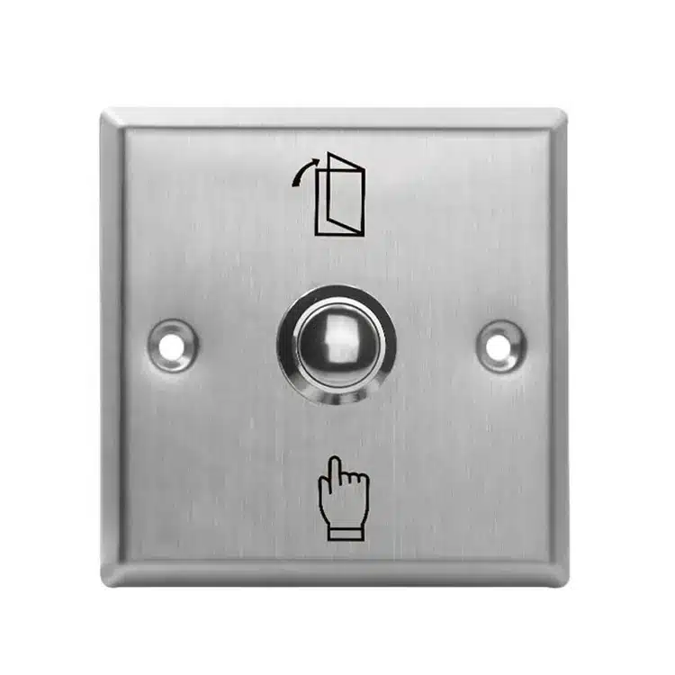 Stainless Steel Push to Exit Lock Release Button, Door Access