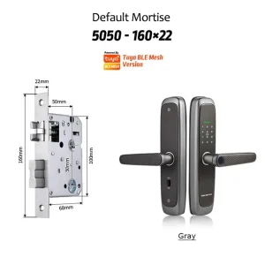 Smart door lock with smartphone app