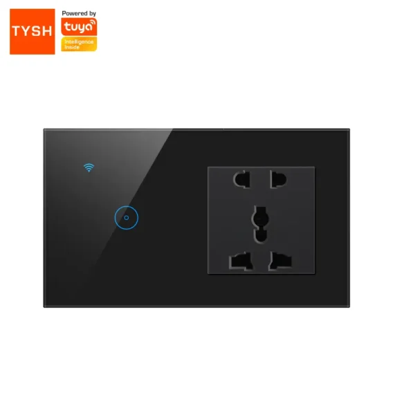 Universal 16A Wifi Smart Wall Socket Outlet With USB Tuya Smart Life Alexa Voice Control Electrical Power Wall Socket - Image 4