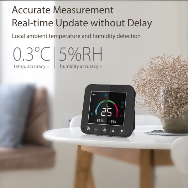 Smart Thermostat, WiFi Programmable Digital Thermostat for Home Air Conditioner, Energy Saving, Remote Control - Image 3