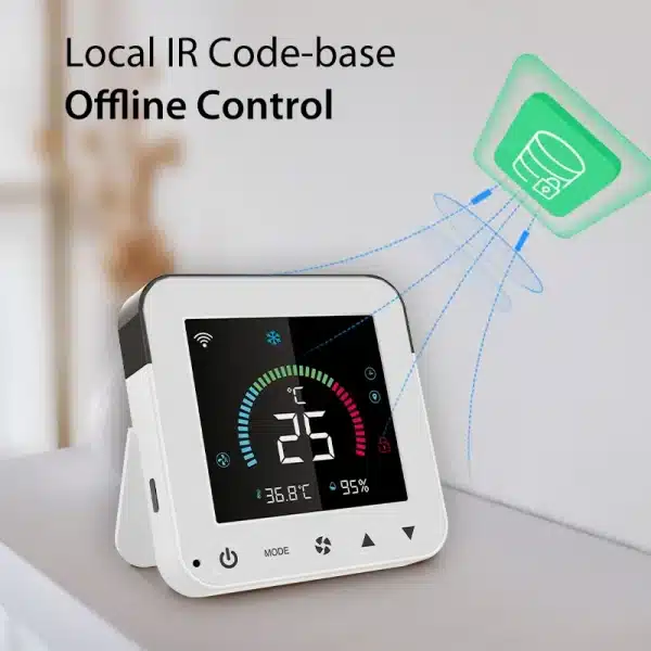 Smart Thermostat, WiFi Programmable Digital Thermostat for Home Air Conditioner, Energy Saving, Remote Control - Image 6