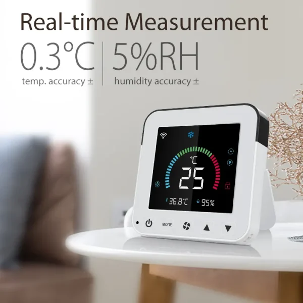 Smart Thermostat, WiFi Programmable Digital Thermostat for Home Air Conditioner, Energy Saving, Remote Control - Image 5