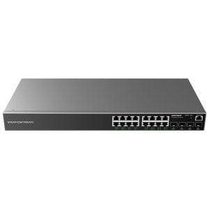 Grandstream GWN7812P 16-Port Gigabit Enterprise Layer 3 Managed PoE Network Switch