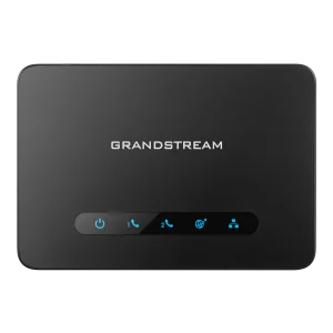 Grandstream HT812 Analog FXS IP Gateway, 2 Port + NAT Router: Seamless Connectivity | Supports 2 SIP Profiles Through 2 FXS Ports
