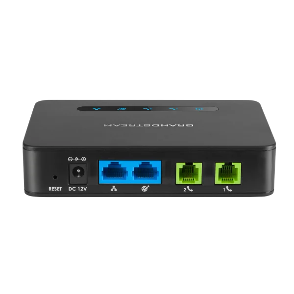 Grandstream HT812 Analog FXS IP Gateway, 2 Port + NAT Router: Seamless Connectivity | Supports 2 SIP Profiles Through 2 FXS Ports - Image 3