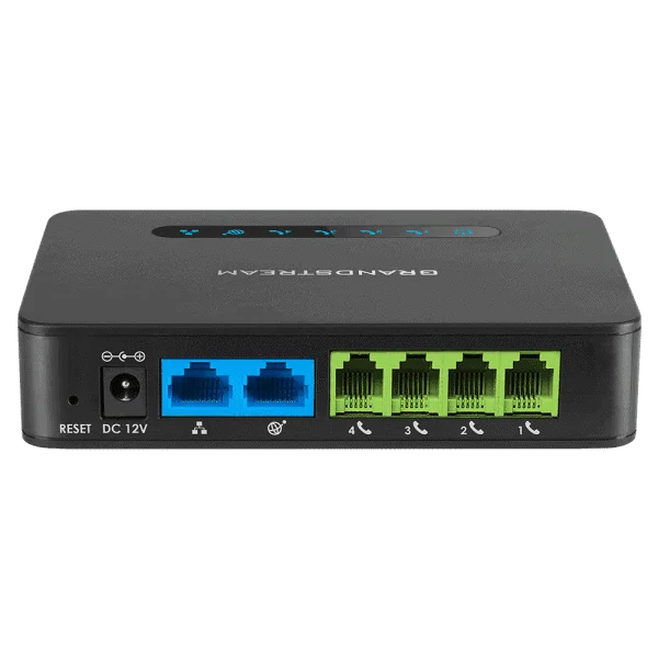 Grandstream HT814 Analog FXS IP Gateway – 4 Port + NAT Router: Experience Enhanced Connectivity | Supports 2 SIP Profiles Through 4 FXS Ports - Image 2