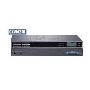 Grandstream GXW4216 Analog FXS IP Gateway -16 Ports: Seamless Integration, Maximum Performance | 16 FXS ports | 1 Gigabit network port | Advanced security protection with SRTP/TLS/HTTPS