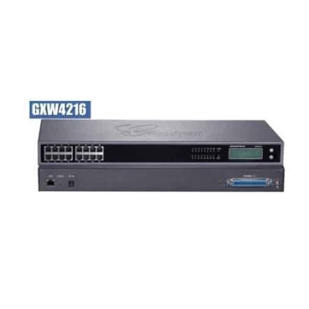 Grandstream GXW4216 Analog FXS IP Gateway -16 Ports: Seamless Integration, Maximum Performance | 16 FXS ports | 1 Gigabit network port | Advanced security protection with SRTP/TLS/HTTPS