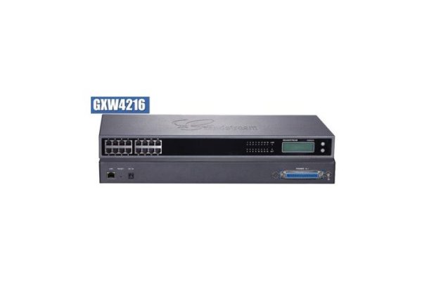 Grandstream GXW4216 Analog FXS IP Gateway -16 Ports: Seamless Integration, Maximum Performance | 16 FXS ports | 1 Gigabit network port | Advanced security protection with SRTP/TLS/HTTPS