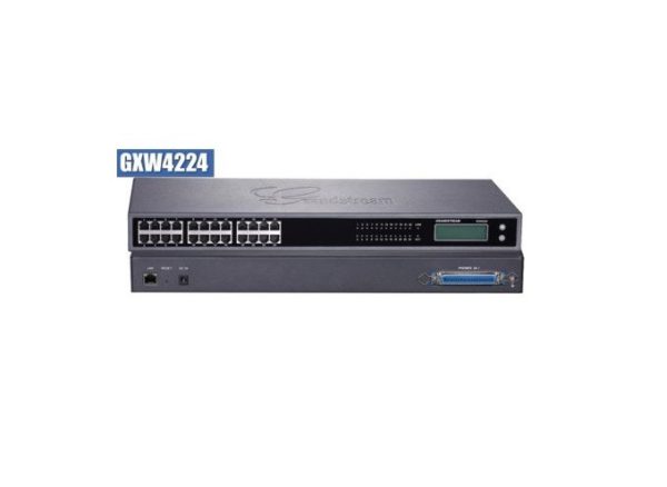 Grandstream GXW4224 V2 Analog FXS IP Gateway- 24 Port: Efficiency and Flexibility Combined | 4 SIP Server Profiles Per System, Independent SIP Account Per Port