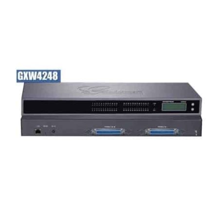 Grandstream GXW4248 V2 Analog FXS IP Gateway- 48 Port: Revolutionizing Analog FXS IP Gateways: Next-Level Performance | 132x48 Backlit Graphic Display with Support for Multiples Languages