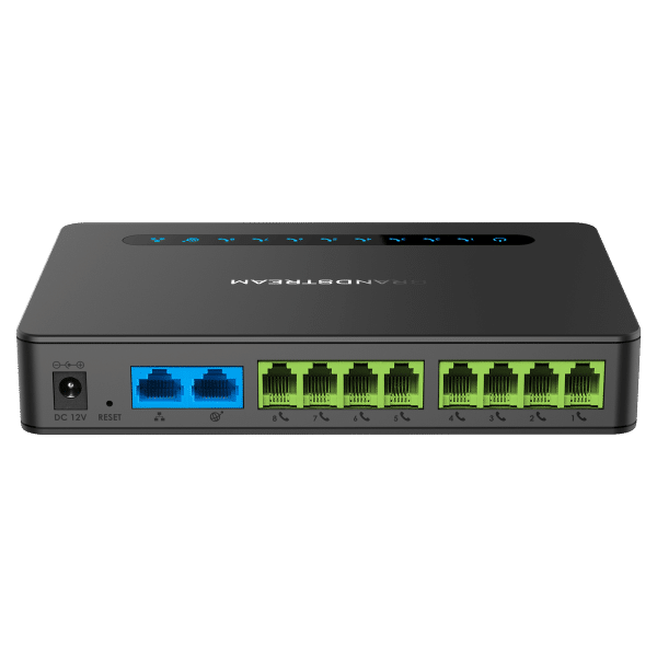 Grandstream HT818 Analog FXS IP Gateway - 8 Port + NAT Router: Ensure Reliable Communication | Supports 2 SIP Profiles Through 8 FXS Ports - Image 2