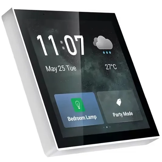 Smart Home Control Panel, LCD Touchscreen Voice Control Wall Switch for Tuya with Global