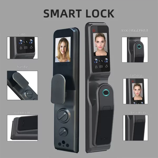 smart door lock face recognition