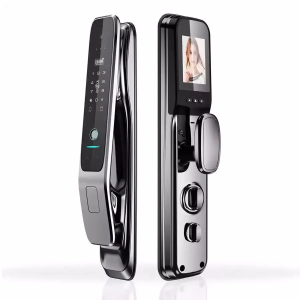 WiFi 3D Face Recognition Electronic Lock, Biometric Fingerprint Lock, Smart Door Lock, Key Card NFC Camera Electronic Lock