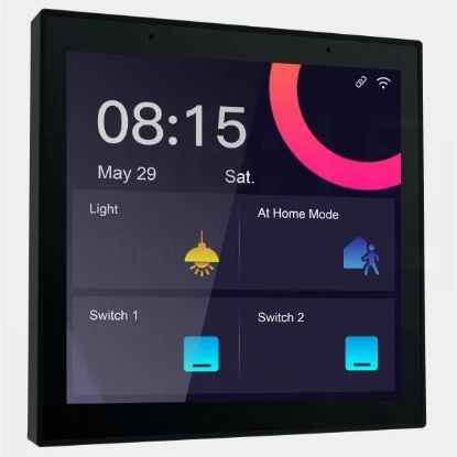 Smart Home Control Panel, LCD Touchscreen Voice Control Wall Switch for Tuya with Global - Image 3