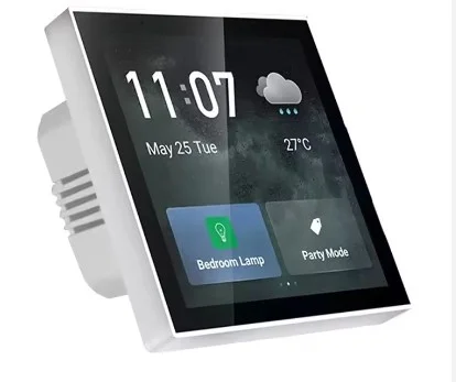Smart Home Control Panel, LCD Touchscreen Voice Control Wall Switch for Tuya with Global - Image 2