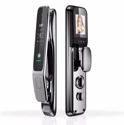 WiFi 3D Face Recognition Electronic Lock, Biometric Fingerprint Lock, Smart Door Lock, Key Card NFC Camera Electronic Lock - Image 3