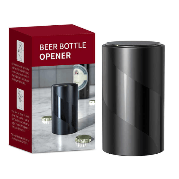 Automatic Beer Bottle Opener | Magnetic Stainless-Steel Push Down Bottle Opener - Image 4