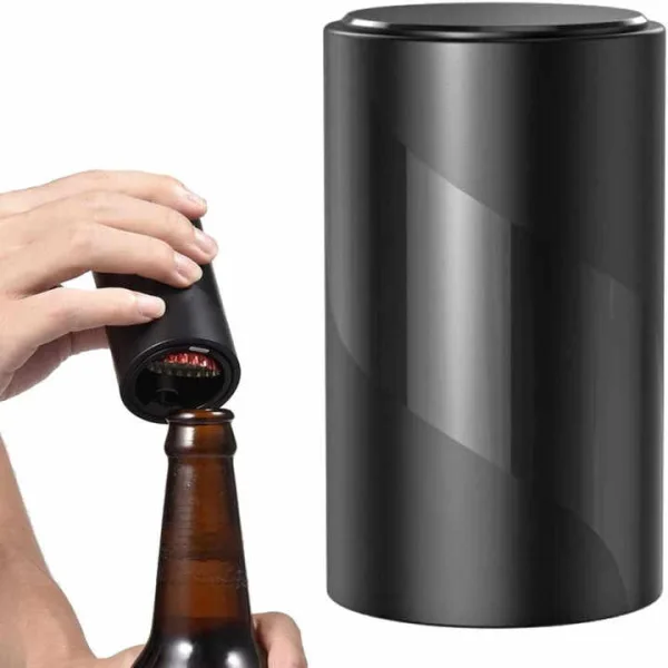 Automatic Beer Bottle Opener | Magnetic Stainless-Steel Push Down Bottle Opener - Image 6