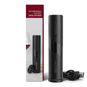 Automatic Rechargeable Electric Corkscrew Wine Bottle Opener With Foil Cutter